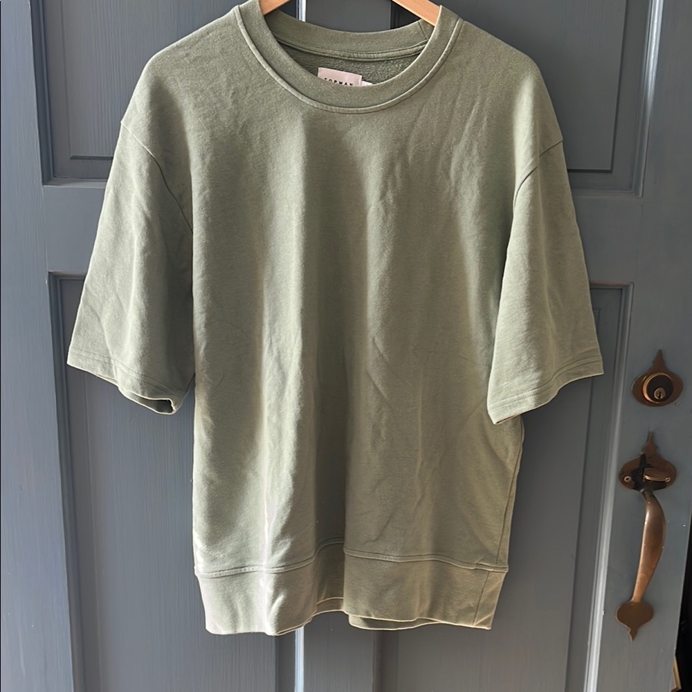 NWOT Topman short sleeve organic cotton Crewneck sweatshirt